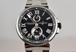 Ulysse Nardin Maxi Marine Chronometer `Manufacture` Automatic Mens Watch-43MM