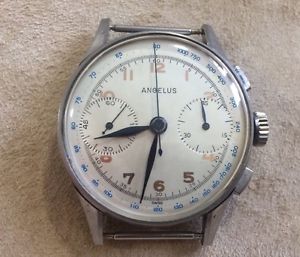Angelus Chronograph Steel Watch