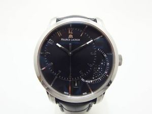 Pre-Owned MAURICE LACROIX PT6318-SS001-330 Men's SS/Leather Black Automatic,MD