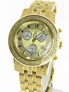 Men's Joe Rodeo Diamond Steel Watch J2026 3.50ct