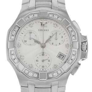 Concord Saratoga 310889 Diamond Bezel Stainless Steel Quartz Women's Watch