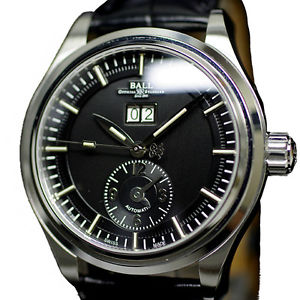Pre-Owned BALL Train Master 1st Flight Limited SS Men's Watch GM1056D-L2FJ-BK,MR