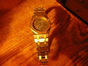 OROLOGIO USATO AUDEMARS-PIGUET LADY STEEL & GOLD. QUARZT. COME NUOVO