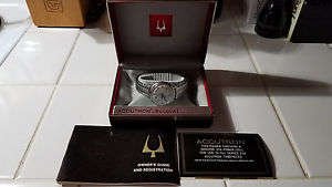 Vintage 1965 M5 Bulova Accutron 214 Railroad Approved with original box