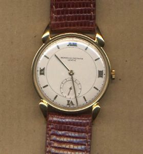 VACHERON&CONSTANTIN UOMO CASSA IN ORO ANNI 40/50 ANSE A RAGNO -