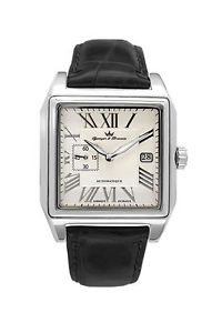 Yonger & Bresson Mens YBH 8336-10 Montfort Automatic Luminous Leather Date Watch