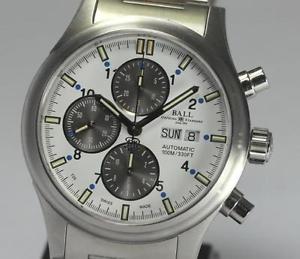 Pre-Owned BALL Stoke Man Eye Ono Sphere SS Men's Auto Watch CM1090C-SJ-WH1BE,MR