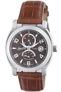 Jean D'eve Mens 847051RS.AA.N Luna Automatic Brown Alligator Calfskin Date Watch