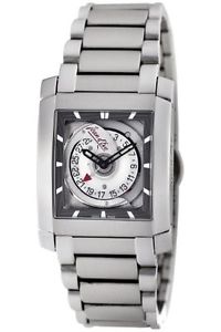 Jean D'eve Men's 005453A/OS.AA Samara Square Stainless Steel Quartz Date Watch