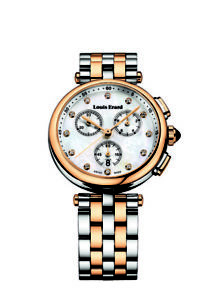 Louis Erard Romance Women's Watch 12820AB24.BMA28 Chrono Diamonds MOP Dial