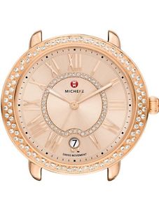 Michele Serein Rose Diamond Dial Ladies Watch Head NWT MWW21B000078