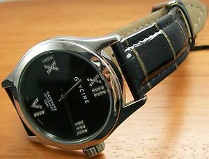 GLYCINE - MODÈLE INCURSORE 44MM DIAMANT 3821. 19RDP AUTOMATIQUE DE NOUVEL