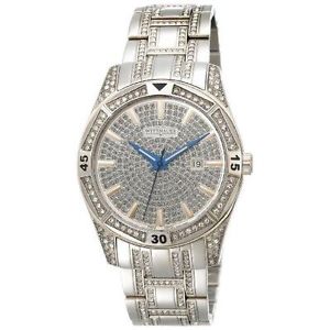Wittnauer Men's 10B101 Krystal Collection Genuine Swarovski Crystal Accented Wat