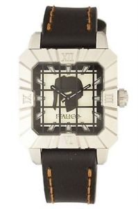 Italico Mens ITGA03-F Gladiatore Square Cream Dial Luminous Black Leather Watch