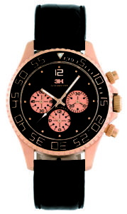 3H Women's CH2RS Tintangraph Titanium Gold PVD Chronograph Automatic Watch