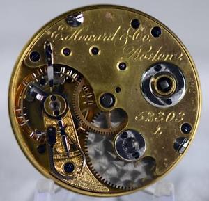 OUTSTANDING 18K E HOWARD & CO, BOSTON KW/KS SERIES V