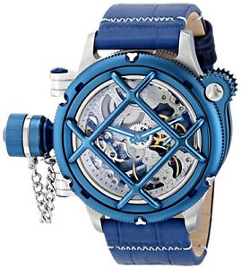 Invicta 16372 52mm Russian Diver Nautilus Swiss Made Mechanical Strap Mens Watch