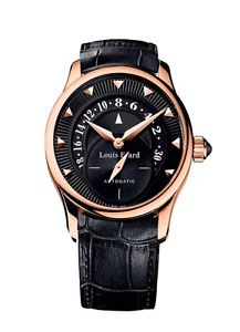 Louis Erard Women's 92600OR12.BACS6 Emotion Automatic Rose Gold Leather Watch