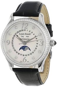 Louis Erard Women's 44204SE10.BDC02 1931 Black Perpetual Date Diamond Watch