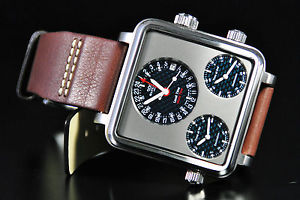 Neuf Glycine Swiss Airman 7 Plaza Mayor Montre Automatique Pour Hommes 3861.181