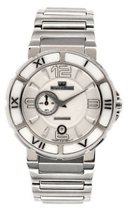 Yonger & Bresson Men's YBH 8321-10 M Automatic White Dial Steel Date Watch