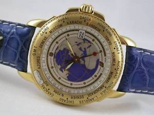 extrem seltene Uhr für Fans der Schweiz Gold 750 Michel Jordi Sondermodell