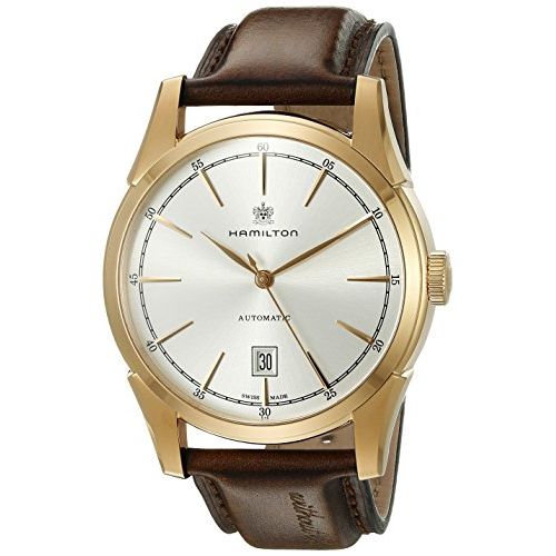 Hamilton Men's H42445551 Timeless Classic Analog Display Swiss Automatic Brown W