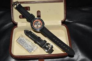 Vintage Nivada Grenchen Chronoking Valjoux 72 Diver Chrono