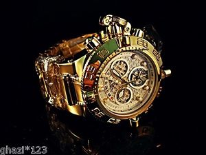 Invicta Men's Subaqua Noma IV Swiss Made Chrono GP High Polish SS Bracelet Watch