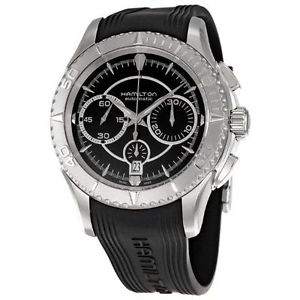 Hamilton Men's H37616331 Seaview Black Dial Watch