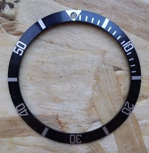 Rolex Insert Bezel Inlay for Submariner 5513 1680 1665 Fat Font Mk3 70's Mint