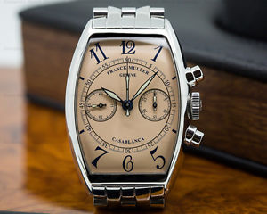 Frank Muller Casablanca Chronograph Salmon Dial SS / SS 5850 C CC image 1