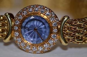 Womens Audemars Piguet 18K Solid Gold Classic Sapphire - Diamonds Everywhere