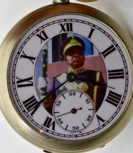 Rare vintage diplomatic award pocket watch.Mobutu Sese Seko of Congo c1960's
