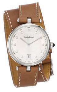 Louis Erard Women's 11810AA11.BRDT20 Romance Diamond Brown Double Band Watch