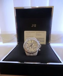 Chanel J12 Automatic Chronograph H1007 White Ceramic Watch