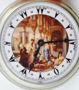 Spectacular Antique pocket watch  for Ottoman market c1900's.Fancy erotic dial