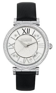Saint Honore Women's 766012 1PARDN Opera Pavet Diamond Dial Satin Date Watch