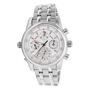 MAURICE LACROIX MASTERPIECE CHRONO GLOBE MP6398-SS002-831 GENTS 43MM DATE WATCH