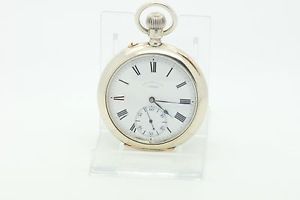 Uhrenfabrik Union Glashütte 900 Silber Beobachter Taschenuhr 60mm  ( 27,11)