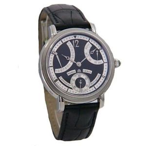 Maurice Lacroix Masterpiece Calendrier Retrograde Stainless Steel Mens Watch - M