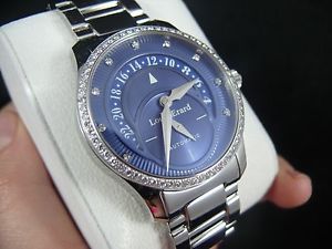 Louis Erard Women's 91601SE55.BMA16 Emotion Blue Diamond Automatic Date Watch