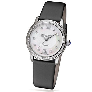 FREDERIQUE CONSTANT SLIMLINE DAMEN DIAMANTEN 34MM AUTOMATIKWERK UHR FC303WHD2PD6