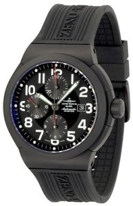 Zeno-Watch Herrenuhr - Raid Titan Chronograph black - 6454TVD-bk-a1