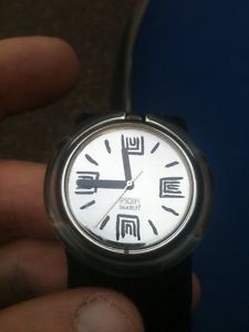 Vintage Pop Swatch Noir Du Soir  In Vgc