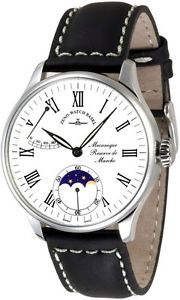 Zeno-Watch Herrenuhr - Godat II Roma Power Reserve Moon Phase - 6274PRL-i2-rom
