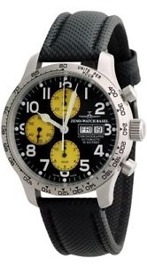 Zeno-Watch Herrenuhr - NC Pilot Tachymeter Chronograph Day-Date - 9557TVDD-2T-b1
