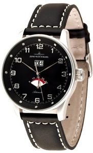 Zeno-Watch Herrenuhr - X-Large Retro Big Date Power Reserve (12 crystal) - P590-