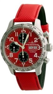 Zeno-Watch Herrenuhr - NC Pilot Tachymeter Chronograph Day-Date - 9557TVDD-2T-b7