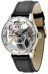 Zeno-Watch Herrenuhr - X-Large Retro Skeleton Retro - P558-9S-e2